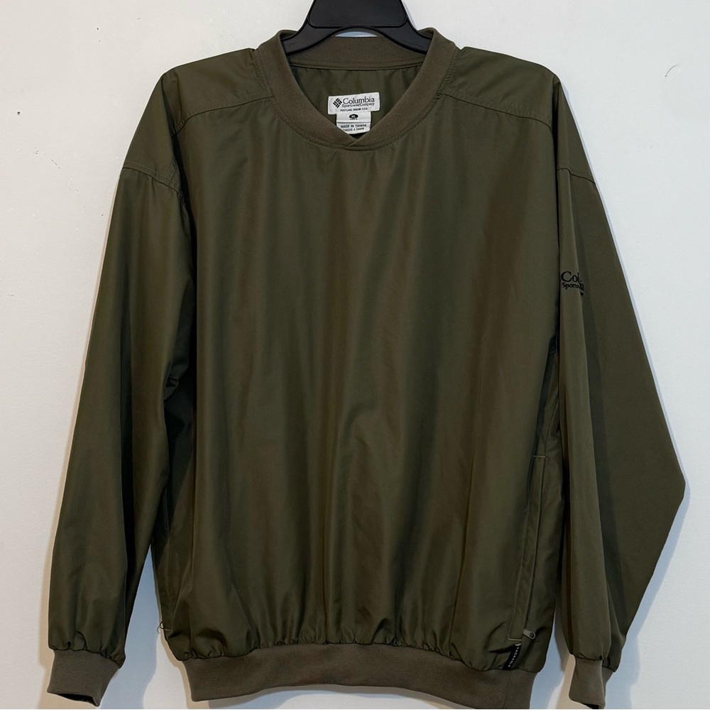 Columbia Packable Pullover Windbreaker Crewneck O… - image 1